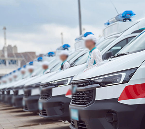 金塔县服务车队展示